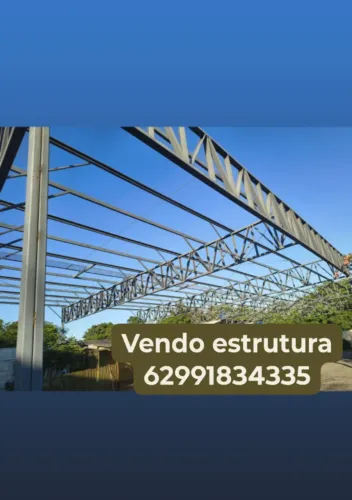 Estrutura pronta. Galpão 420m²
