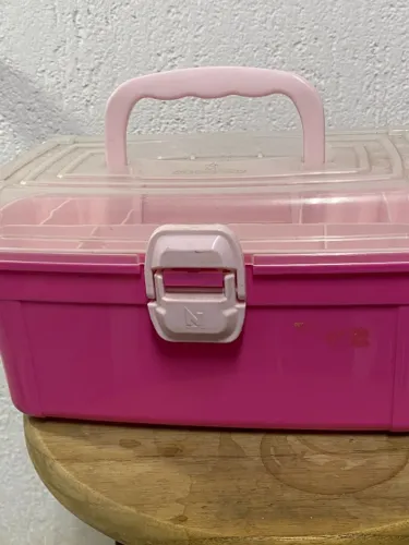Maleta Box Multiuso com Bandeja com Divisórias [Quse Doação]