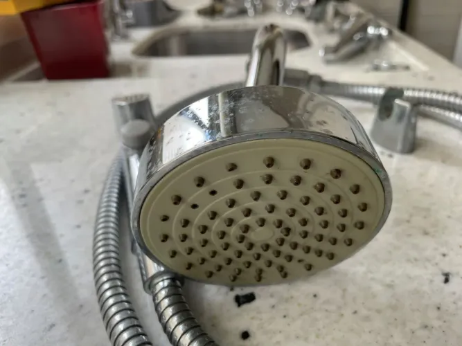 Chuveiro Cromado com Ducha para Aquecedor a gás 