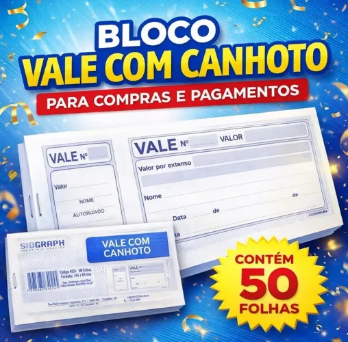 Vale com canhoto