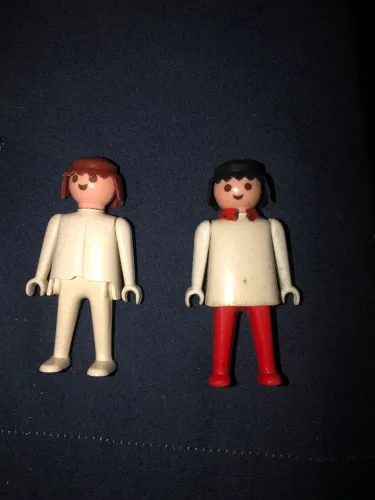 Lote Bonecos Playmobil Vintage Anos 70/80 - Coleção