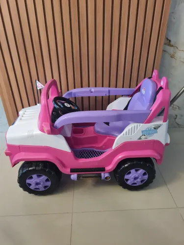 Carrinho de Passeio pedal Jipe X Bicicleta Flower