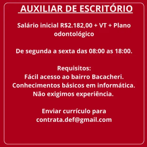 Auxiliar de escritório