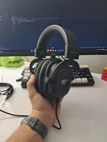 Headset Gamer Havit - Estado de Novo (Apenas 3 meses de uso)