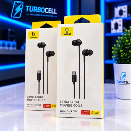 FONE DE OUVIDO BASEUS ENCOK CZ11 - TIPO C