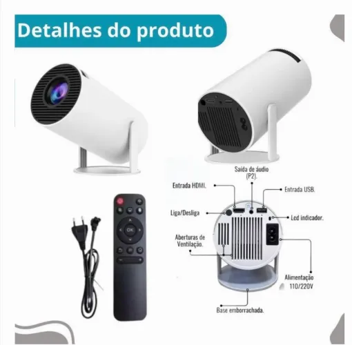Projetor Portátil HY300 Novo