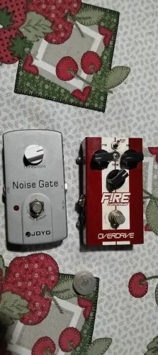 Pedal Guitarra Overdrive Fire e Noise Gate Joyo
