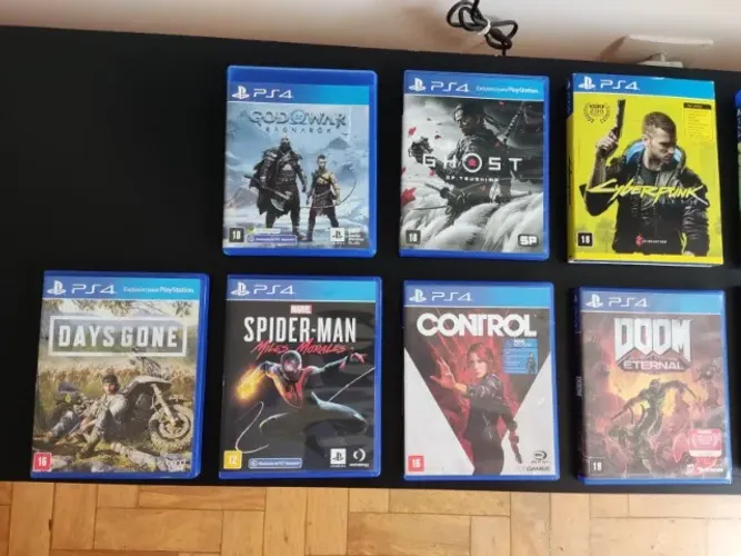 Pacote com 11 Jogos de PS4
