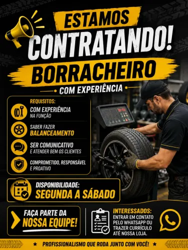 Vaga para borracheiro