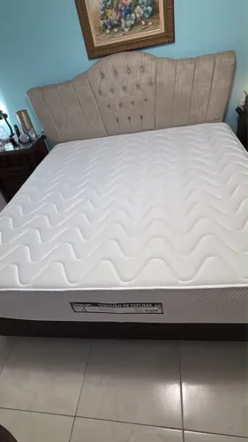 Vendo cama king size super nova colchão orthopur