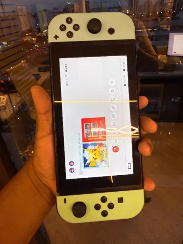 NINTENDO SWITCH V2 VERDE RARIDADE!!!!!