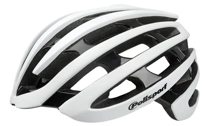 Capacete Ciclismo Polisport Light Road Branco Fosco