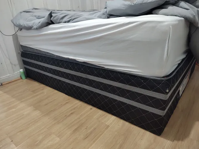 Box casal colchão acoplado 