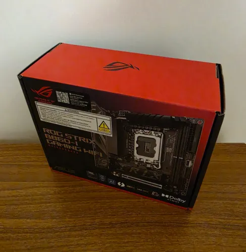 Placa mãe b860i b860 itx asus rog gaming wifi