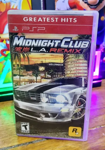 Midnight Club: L.a. Remix - Psp - Mídia Física - Original