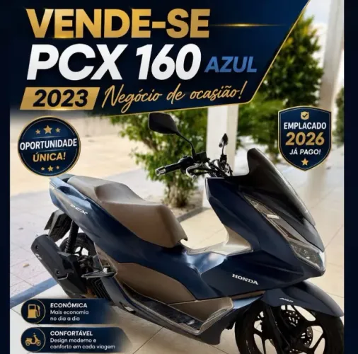 PCX 160 2023 Azul - Impecável | IPVA 2026 Pago
