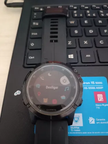 Relógio Garmin Fenix 5x plus novíssimo