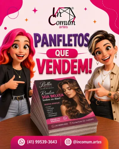 Flyers Personalizados 10x14cm - Impressão de Alta Qualidade
