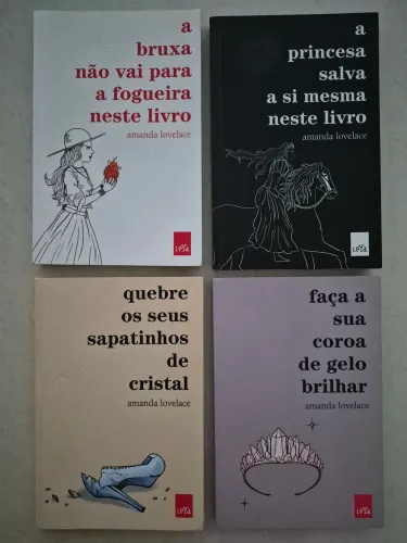 4 livros Amanda Lovelace