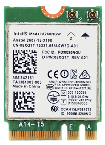 Placa WiFi + Par Antena Wireless + cabo de 15 metros