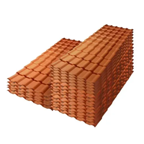 22 Telhas Colonial PVC, cor ceramica, Marca Precon + parafusos/kit de fixação