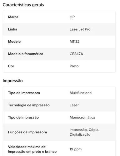 Impressora HP