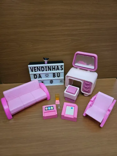 Mini móveis para boneca Barbie antigos