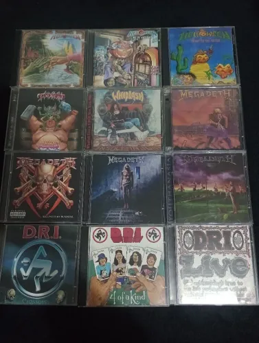 Lote de CDs Metal Thrash Power Heavy Metal