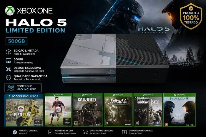 Xbox One One Fat 500gb Halo 5: Guardians