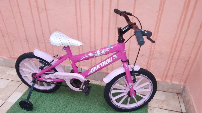 Bicicleta aro 16 Mormaii menina semi nova