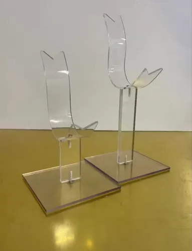 Expositor de acrílico para calçados!