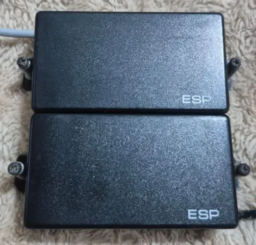 Par de captadores humbucker ESP LH-301 G&B Pickups 4 fios ponte e braço!
