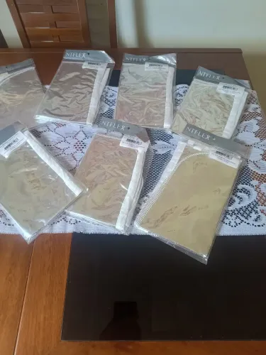 Kit de 7 Pares de Botas Metalizadas Luxo NTFLEX Para Potencializar a Hidratação Dos Pés.