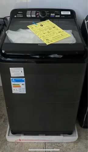Máquina de Lavar Panasonic 15kg, Titânio, 127v | NA-F150B1T