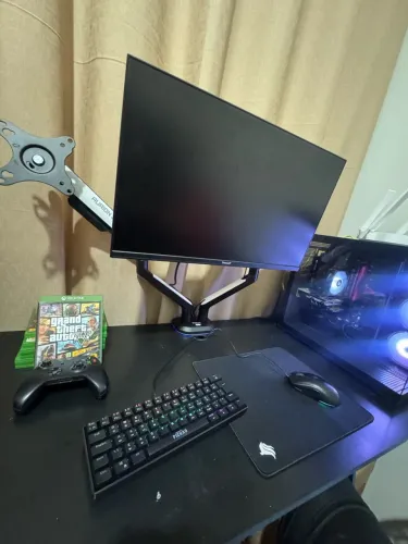 Pc gamer completo com cadeira gamer e mesa 