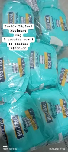Fraldas Bigfral Moviment Adulto g/xg