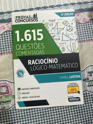 Novo Raciocínio Lógico-Matemático Alfacon Concursos Evandro Guedes Questões Comentadas