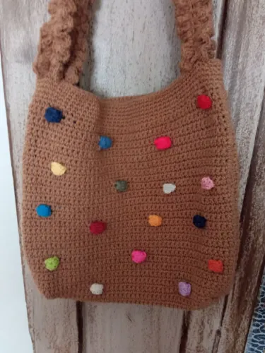 Linda Bolsa de Crochê