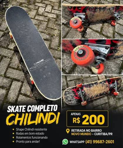 Skate pronto para uso