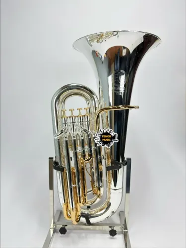 TUBA HS MUSICAL TB4 NOVA - PRATA COM OURO