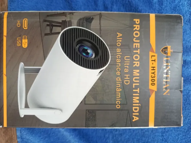 Projetor Multimídia LINTIAN LT-HY300 Ultra HD - NOVO na Caixa