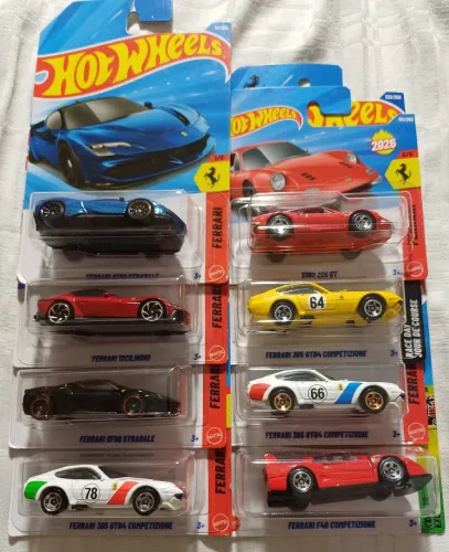 Hot Wheels Conjunto Ferraris