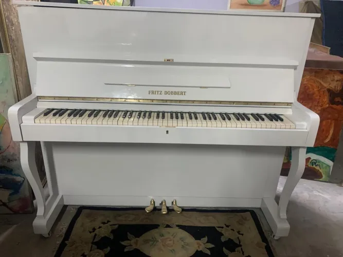 Piano Muito Lindo Fritz Dobbert 126 Branco 