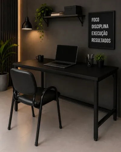 Mesa Industrial + Cadeira
