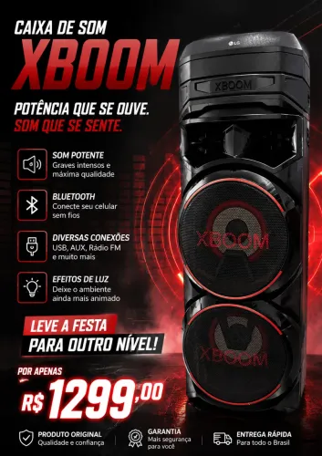 Caixa de som XBOOM 