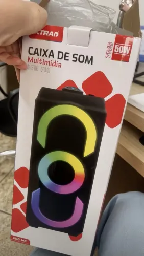 Caixa de Som Sem Fio Grande potencia 5v Bluetooth Portatil, bateria longa duração
