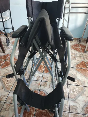 Cadeira de roda dellamed dobrável 130 kg