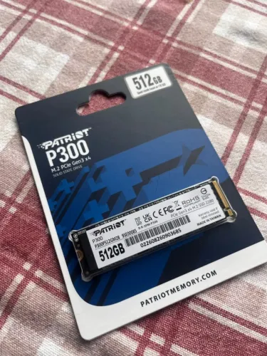 SSD M.2 512GB Patriot P300 2280 NVMe PCIe Gen3 x4 P300P512GM28 2100 MB/s