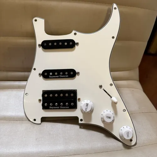 Escudo top montados com Eletrica Custom Roslen + Trio Top de caps Seymour Duncan!