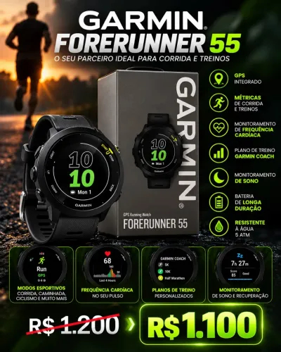 Garmin Forerunner 55 NOVO